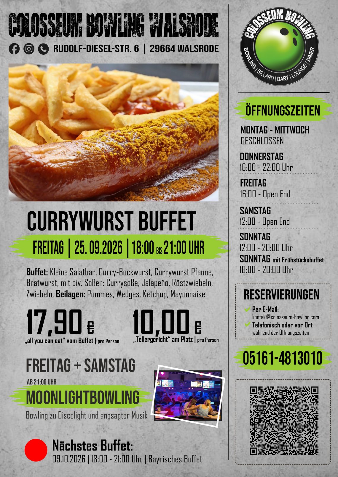 Currywurst Buffet